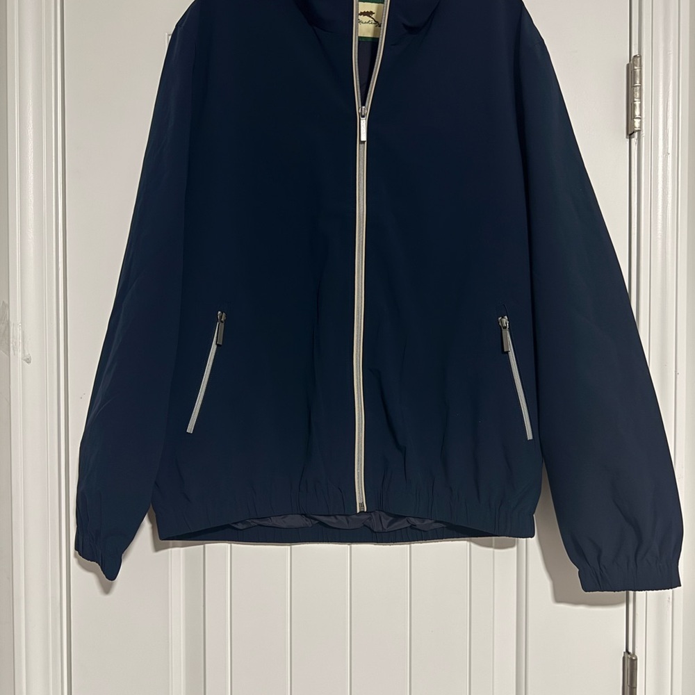 Men's Navy Windbreaker Jacket